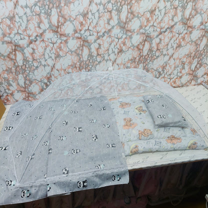 الباقة المميزة(الناموسية +بساط والمخدة + الدرى )